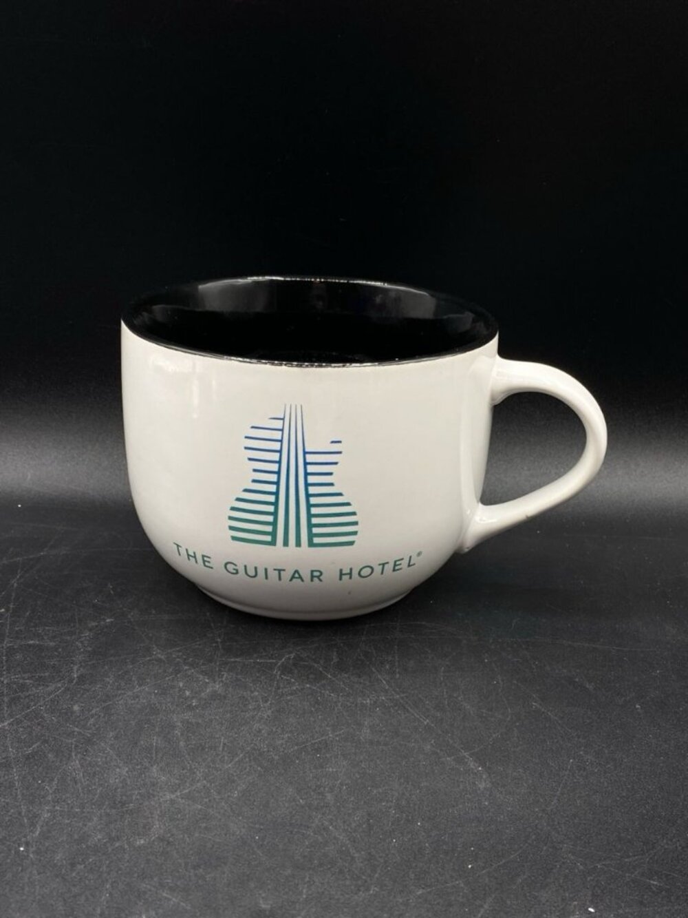 Hard Rock Cafe The Guitar Hotel X Large Coffee Mug White & Black Florida